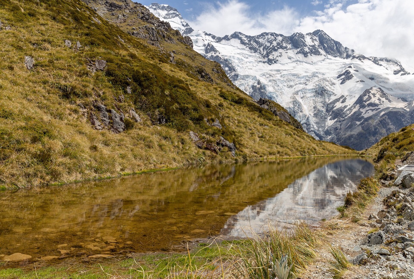 Sealy Tarns 高山步道与 Aoraki