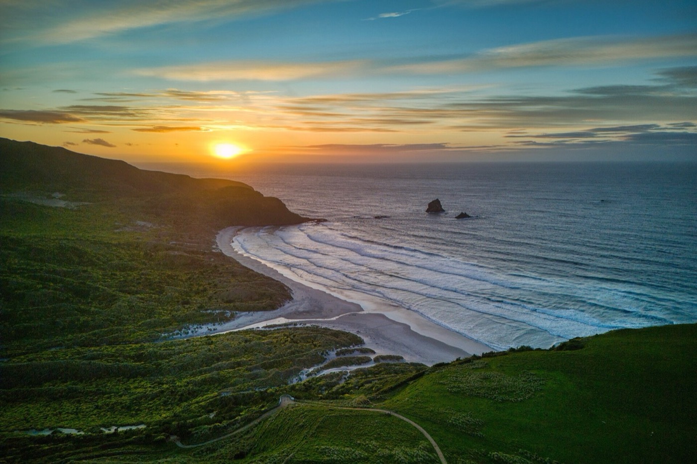 Sandfly Bay 海岸