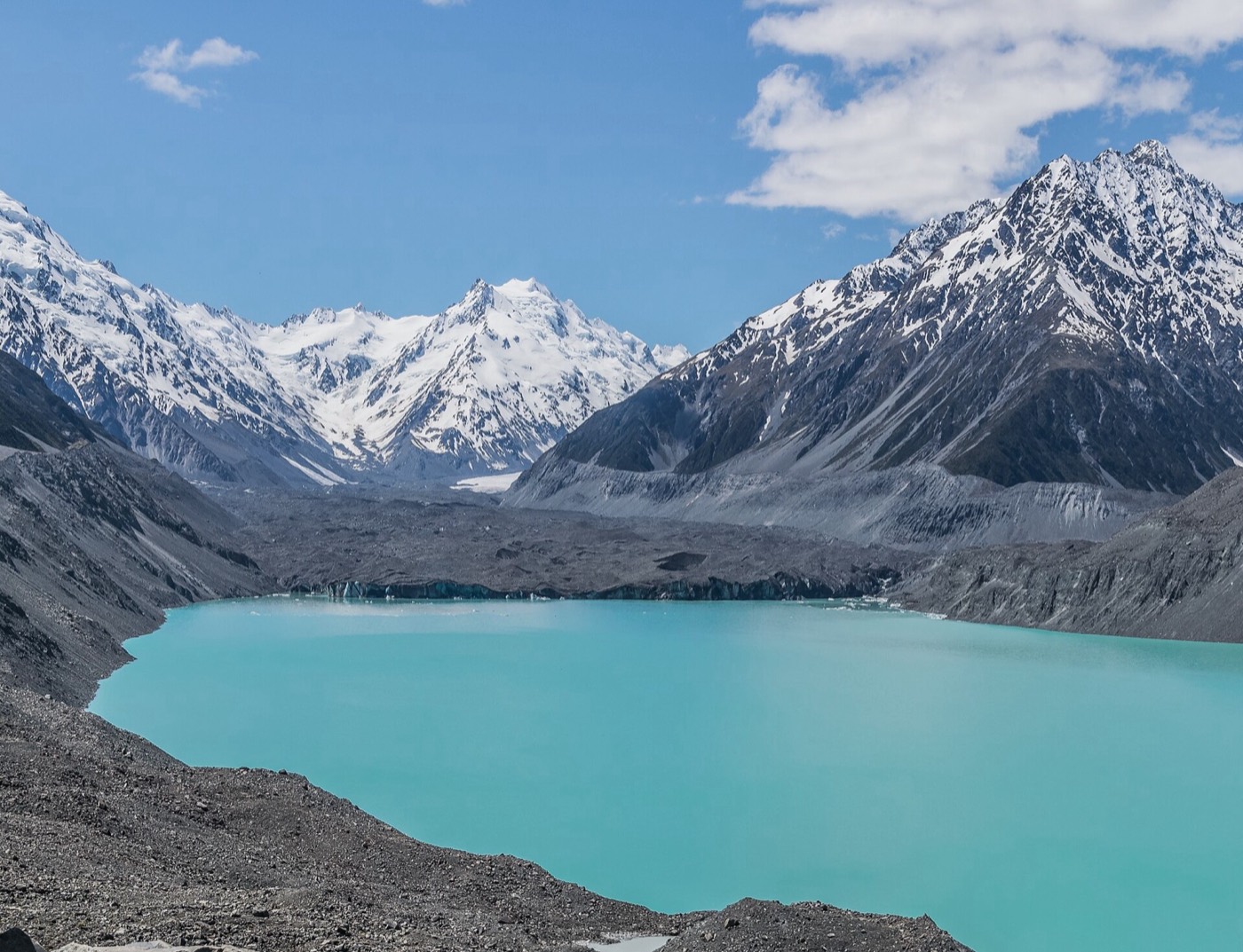 Tasman Lake 与冰川